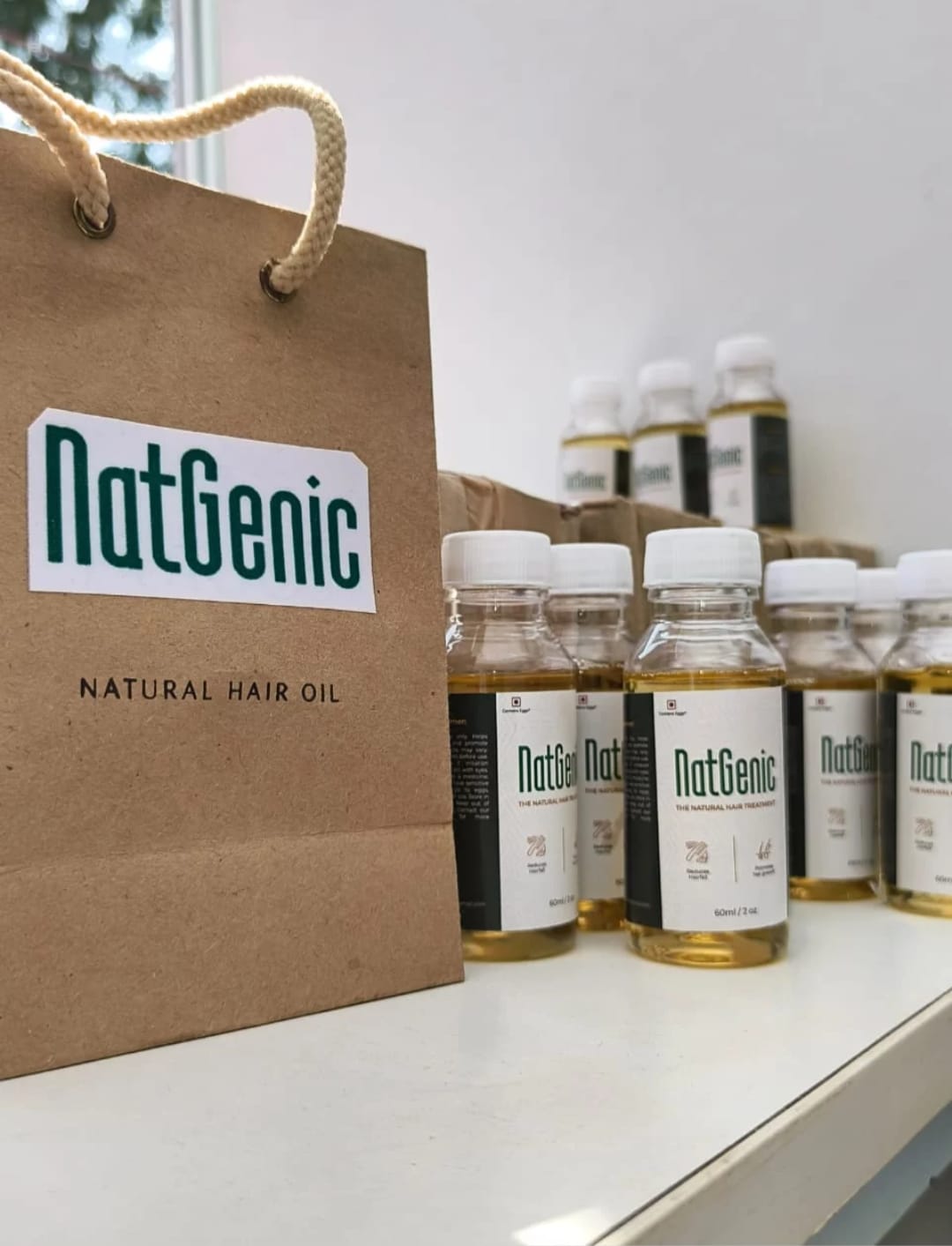 Natgenic natural hair oil collection